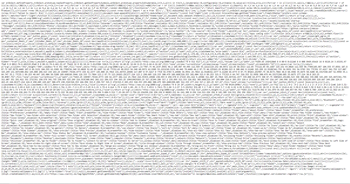 Optimised JavaScript